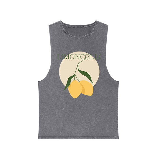 Limoncello Stonewash Tank Top for Relaxed Summer Vibes